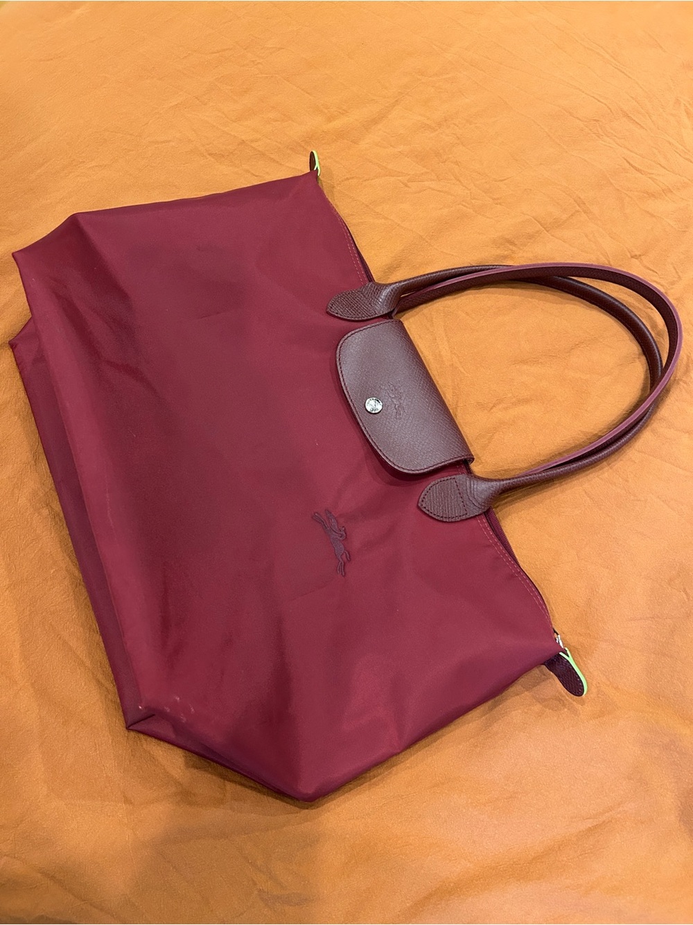 Longchamp Le Pliage Large Tote Bag in Pomegranate
